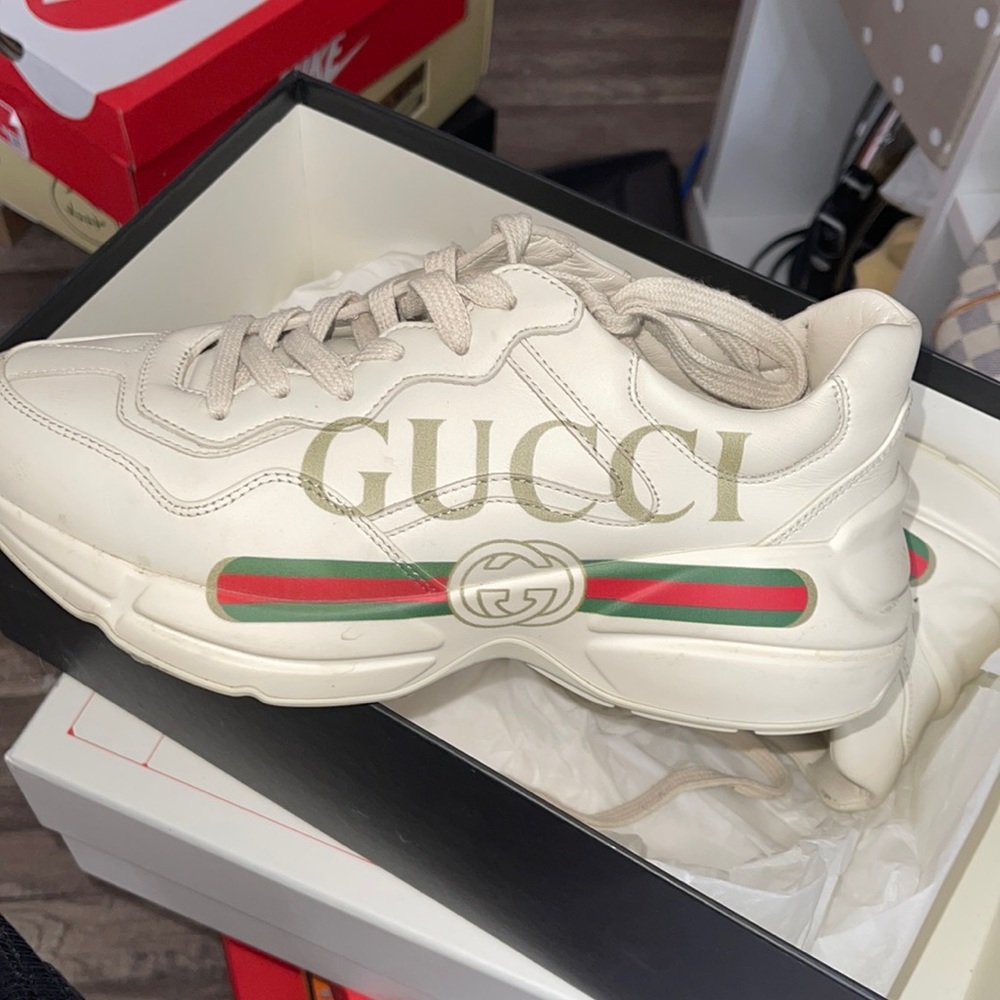 Gucci rhyton sneakers size 38
